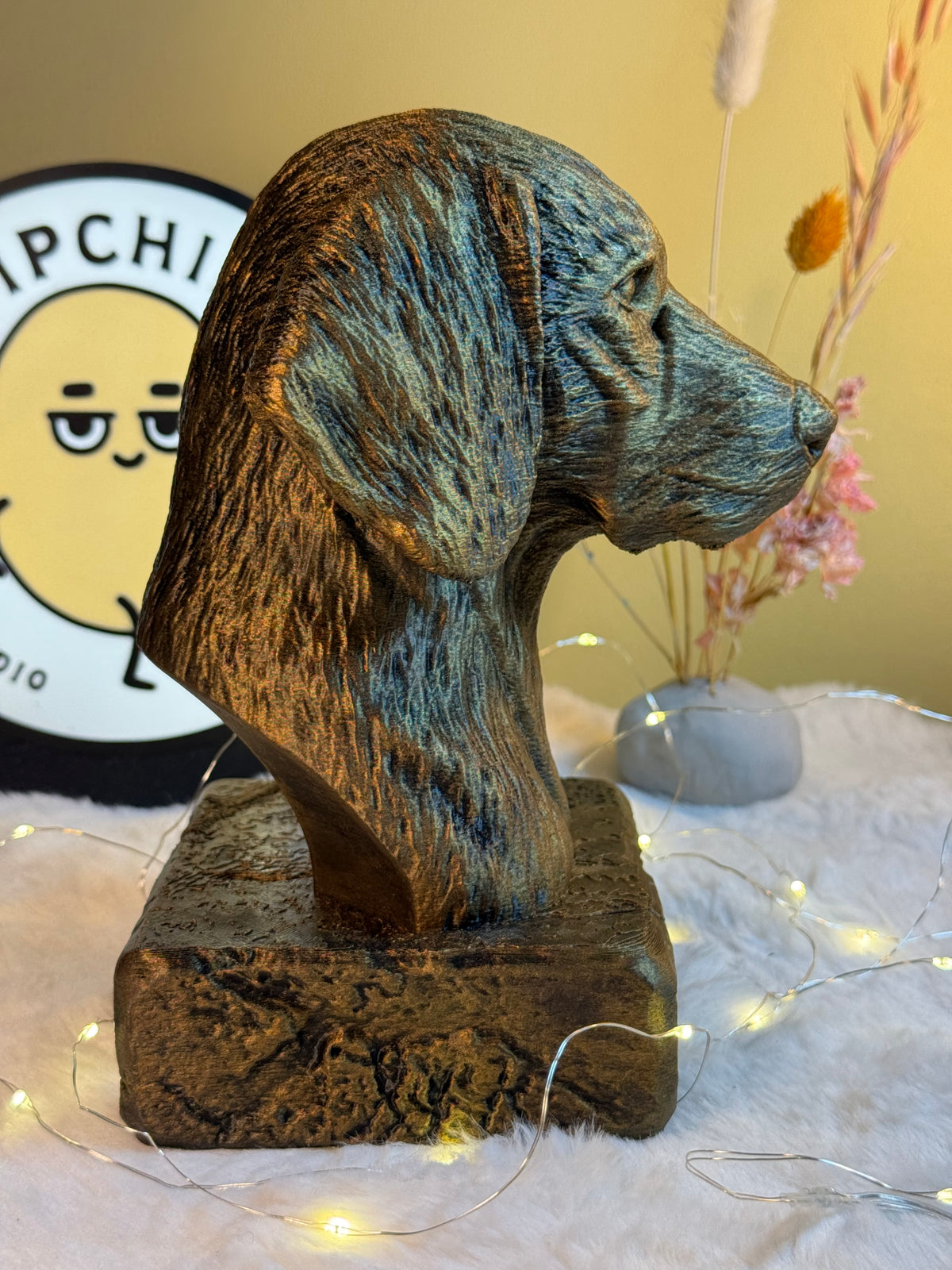 Plott Hound Antique Bust
